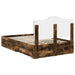Cadru de pat Stejar fumuriu 135 x 190 cm Lemn compozit - WALTI WALTI