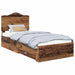 Cadru de pat cu headboard Lemn vechi 100 x 200 cm Lemn compozit - WALTI WALTI