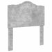 Cadru de pat cu sertar Gri din beton 90 x 200 cm Lemn compozit - WALTI WALTI