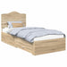 Cadru de pat cu sertar Stejar Sonoma 90 x 190 cm Lemn compozit - WALTI WALTI