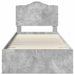 Cadru de pat cu sertar Gri din beton 90 x 190 cm Lemn compozit - WALTI WALTI