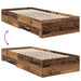 Cadru de pat cu headboard Lemn vechi 90 x 190 cm Lemn compozit - WALTI WALTI