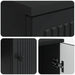 Birou Negru Lemn prelucrat 142,5 x 50 x 75 cm - WALTI WALTI