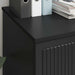 Birou Negru Lemn prelucrat 142,5 x 50 x 75 cm - WALTI WALTI