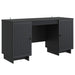 Birou Negru Lemn prelucrat 142,5 x 50 x 75 cm - WALTI WALTI