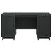 Birou Negru Lemn prelucrat 142,5 x 50 x 75 cm - WALTI WALTI