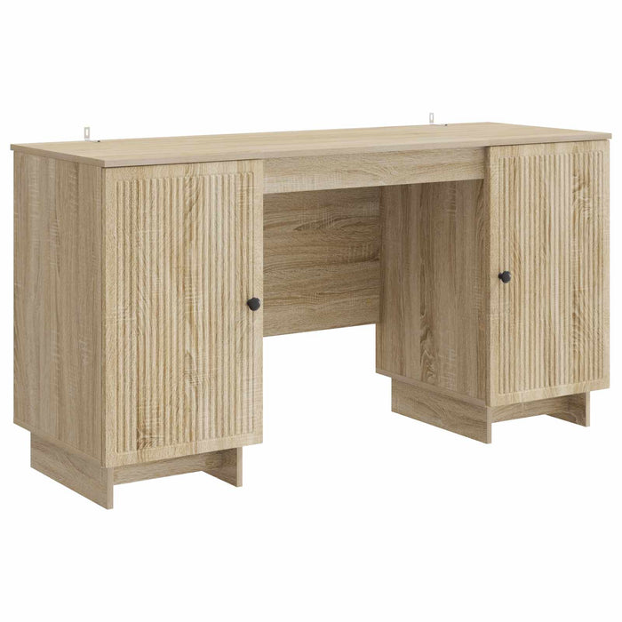Birou Stejar Sonoma Lemn prelucrat 142,5 x 50 x 75 cm - WALTI WALTI