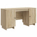 Birou Stejar Sonoma Lemn prelucrat 142,5 x 50 x 75 cm - WALTI WALTI