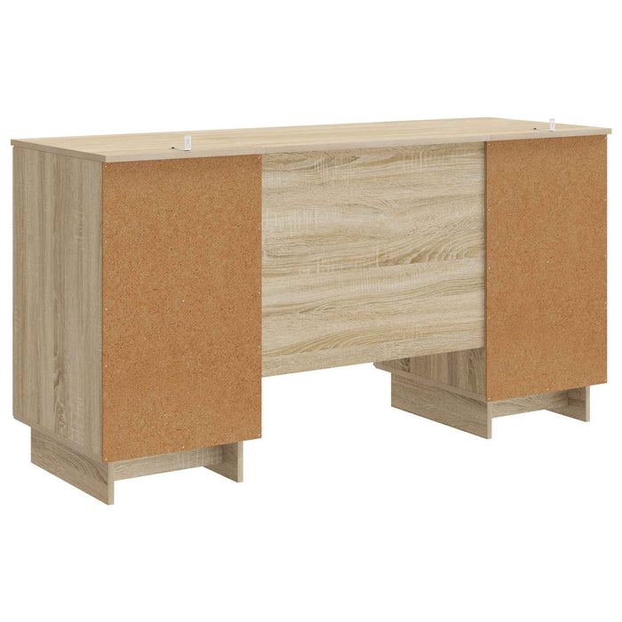 Birou Stejar Sonoma Lemn prelucrat 142,5 x 50 x 75 cm - WALTI WALTI