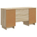 Birou Stejar Sonoma Lemn prelucrat 142,5 x 50 x 75 cm - WALTI WALTI
