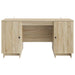 Birou Stejar Sonoma Lemn prelucrat 142,5 x 50 x 75 cm - WALTI WALTI