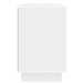 Birou Alb foarte lucios Lemn prelucrat 142,5 x 50 x 75 cm - WALTI WALTI