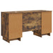 Birou Stejar fumuriu Lemn prelucrat 142,5 x 50 x 75 cm - WALTI WALTI