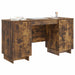 Birou Stejar fumuriu Lemn prelucrat 142,5 x 50 x 75 cm - WALTI WALTI