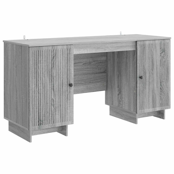Birou Sonoma gri Lemn prelucrat 142,5 x 50 x 75 cm - WALTI WALTI