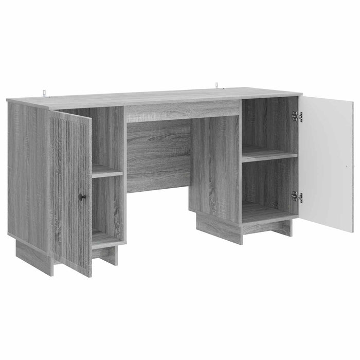 Birou Sonoma gri Lemn prelucrat 142,5 x 50 x 75 cm - WALTI WALTI