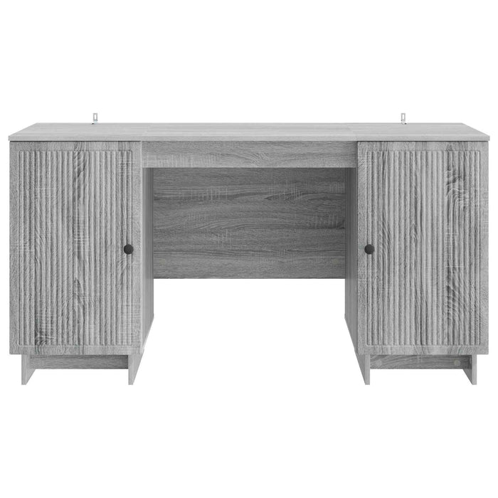 Birou Sonoma gri Lemn prelucrat 142,5 x 50 x 75 cm - WALTI WALTI