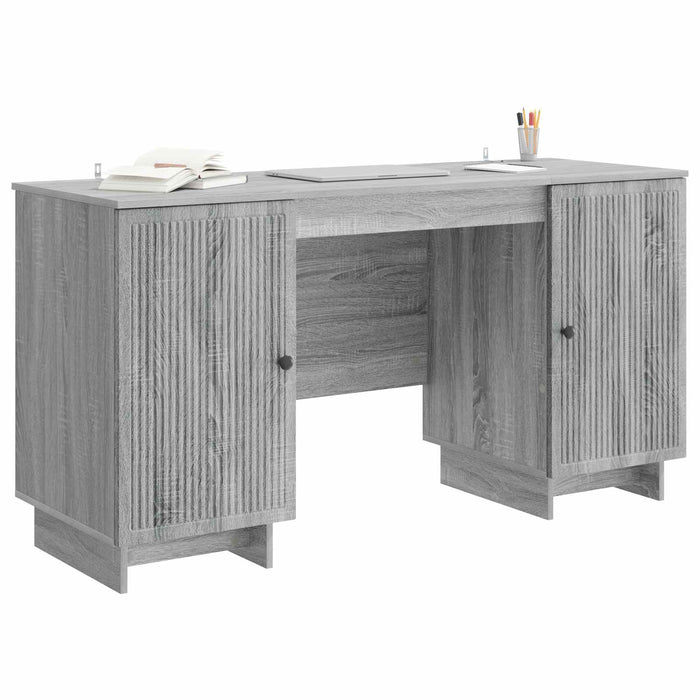 Birou Sonoma gri Lemn prelucrat 142,5 x 50 x 75 cm - WALTI WALTI