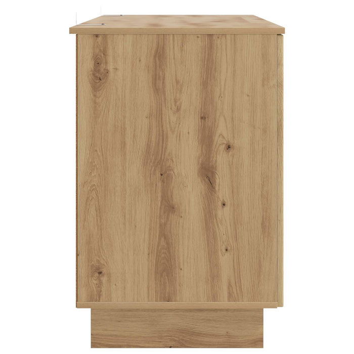 Birou Stejar Artizanal Lemn prelucrat 142,5 x 50 x 75 cm - WALTI WALTI