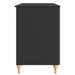 Birou cu raft cu ușă Negru 142,5 x 50 x 75 cm Lemn prelucrat - WALTI WALTI