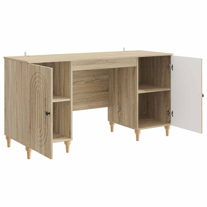 Birou cu raft cu ușă Sonoma 142,5 x 50 x 75 cm Lemn prelucrat - WALTI WALTI