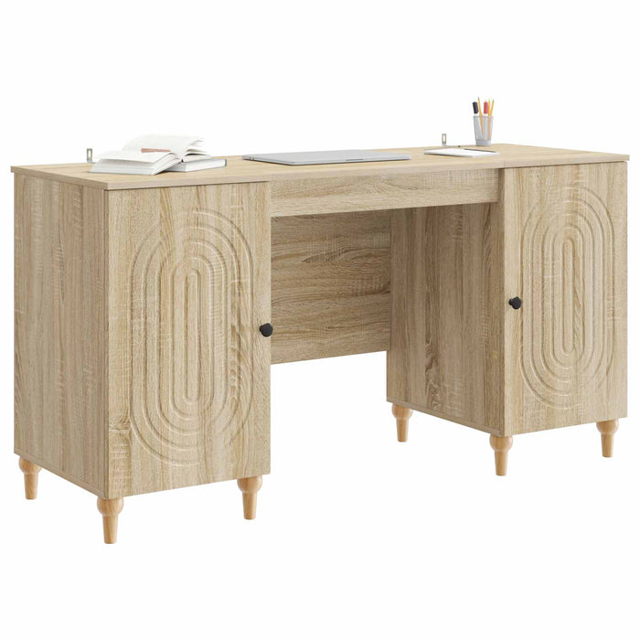 Birou cu raft cu ușă Sonoma 142,5 x 50 x 75 cm Lemn prelucrat - WALTI WALTI