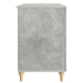 Birou cu raft Gri Beton 142,5 x 50 x 75 cm Lemn prelucrat - WALTI WALTI