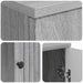 Birou cu raft Sonoma gri 142,5 x 50 x 75 cm Lemn prelucrat - WALTI WALTI
