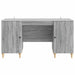 Birou cu raft Sonoma gri 142,5 x 50 x 75 cm Lemn prelucrat - WALTI WALTI