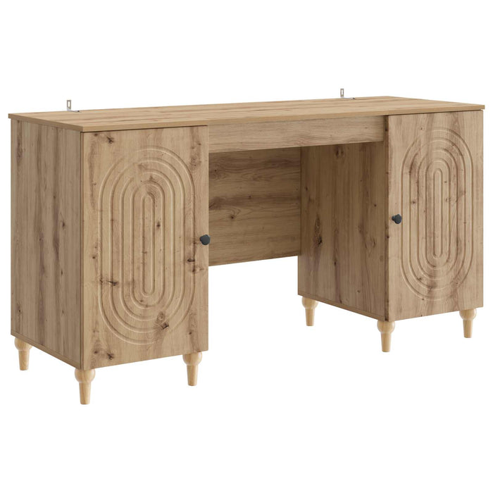 Birou cu ușă Stejar Artizanal 142,5 x 50 x 75 cm Lemn prelucrat - WALTI WALTI