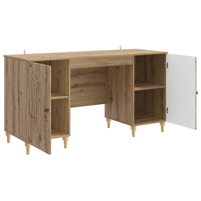 Birou cu ușă Stejar Artizanal 142,5 x 50 x 75 cm Lemn prelucrat - WALTI WALTI