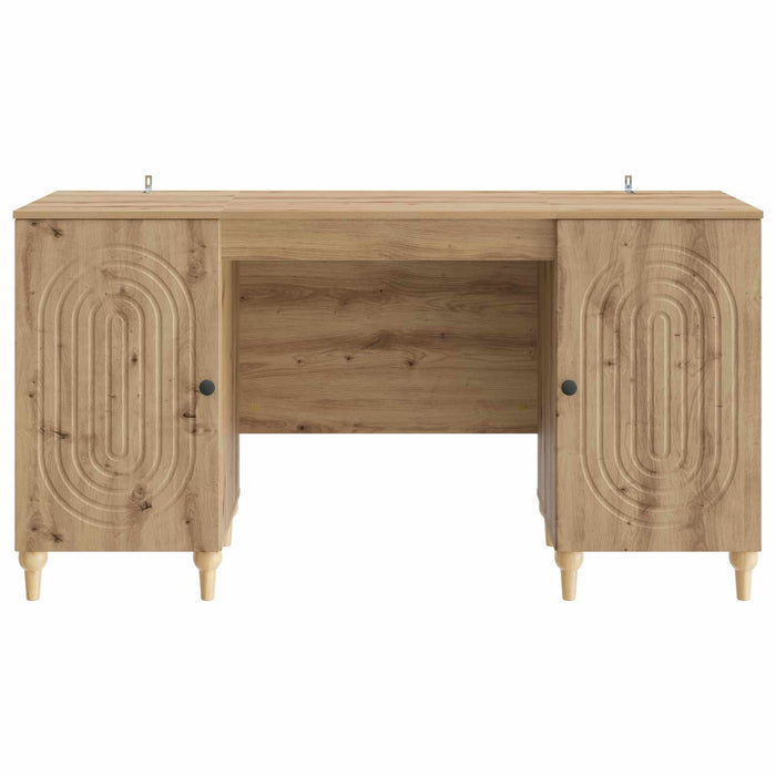 Birou cu ușă Stejar Artizanal 142,5 x 50 x 75 cm Lemn prelucrat - WALTI WALTI