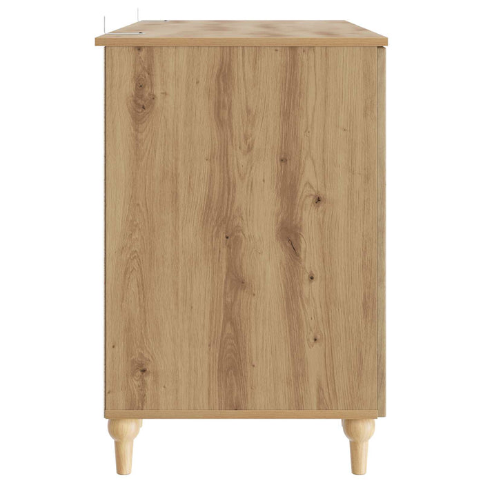 Birou cu ușă Stejar Artizanal 142,5 x 50 x 75 cm Lemn prelucrat - WALTI WALTI
