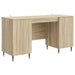 Birou cu raft Stejar Sonoma 142,5 x 50 x 75 cm Lemn prelucrat - WALTI WALTI