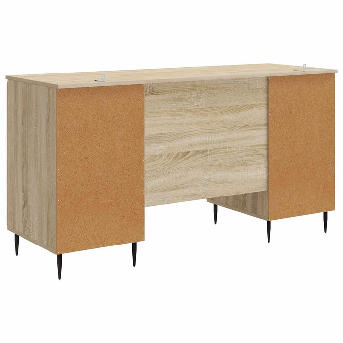 Birou cu raft Stejar Sonoma 142,5 x 50 x 75 cm Lemn prelucrat - WALTI WALTI