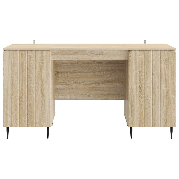 Birou cu raft Stejar Sonoma 142,5 x 50 x 75 cm Lemn prelucrat - WALTI WALTI