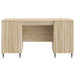 Birou cu raft Stejar Sonoma 142,5 x 50 x 75 cm Lemn prelucrat - WALTI WALTI