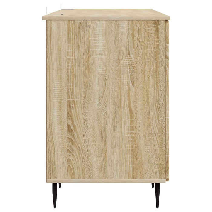 Birou cu raft Stejar Sonoma 142,5 x 50 x 75 cm Lemn prelucrat - WALTI WALTI