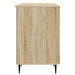 Birou cu raft Stejar Sonoma 142,5 x 50 x 75 cm Lemn prelucrat - WALTI WALTI