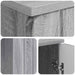 Birou cu raft Sonoma gri 142,5 x 50 x 75 cm Lemn prelucrat - WALTI WALTI