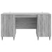 Birou cu raft Sonoma gri 142,5 x 50 x 75 cm Lemn prelucrat - WALTI WALTI