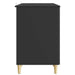 Birou cu raft cu ușă Negru 142,5 x 50 x 75 cm Lemn prelucrat - WALTI WALTI