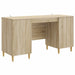 Birou cu raft Stejar Sonoma 142,5 x 50 x 75 cm Lemn prelucrat - WALTI WALTI