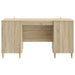 Birou cu raft Stejar Sonoma 142,5 x 50 x 75 cm Lemn prelucrat - WALTI WALTI