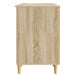Birou cu raft Stejar Sonoma 142,5 x 50 x 75 cm Lemn prelucrat - WALTI WALTI
