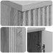 Birou cu raft Sonoma gri 142,5 x 50 x 75 cm Lemn prelucrat - WALTI WALTI