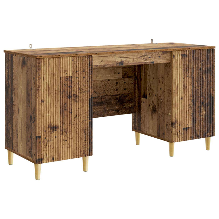 Birou cu raft Lemn vechi 142,5 x 50 x 75 cm Lemn prelucrat - WALTI WALTI