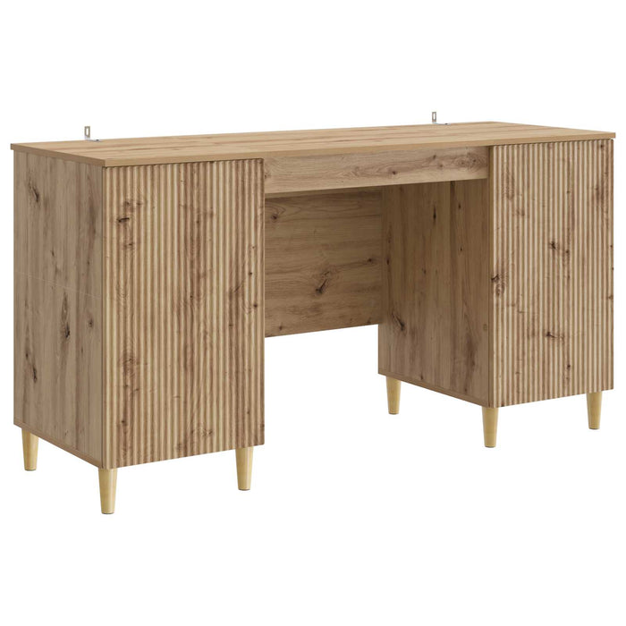 Birou cu ușă Stejar Artizanal 142,5 x 50 x 75 cm Lemn prelucrat - WALTI WALTI