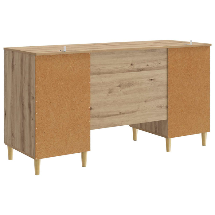 Birou cu ușă Stejar Artizanal 142,5 x 50 x 75 cm Lemn prelucrat - WALTI WALTI