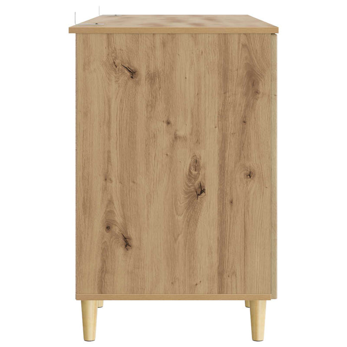 Birou cu ușă Stejar Artizanal 142,5 x 50 x 75 cm Lemn prelucrat - WALTI WALTI
